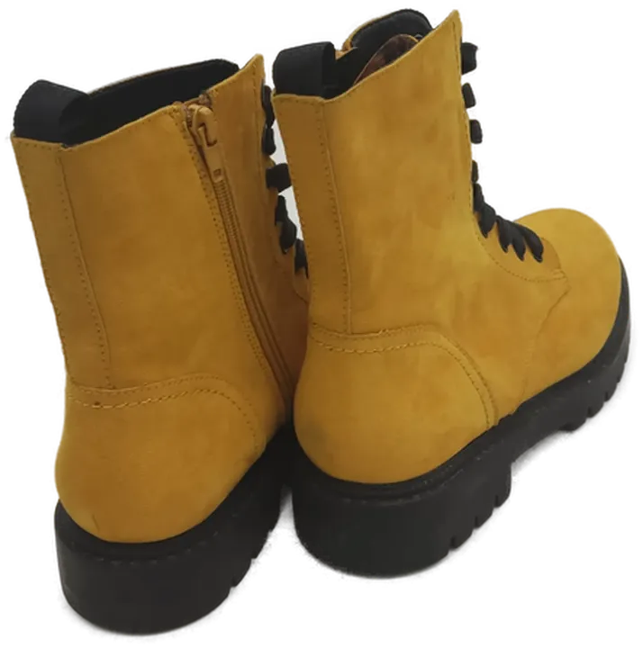 Craceland-Schnürboots in gelb, Gr: 41 - Bild 3