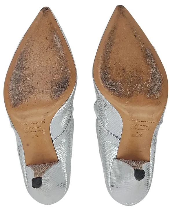 ISABEL MARANT Damen Stiefeletten, silber - Gr. 36 - Bild 5