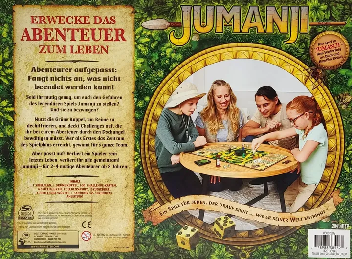 Jumanji - Gesellschaftsspiel, Spin Master Games  - Bild 2