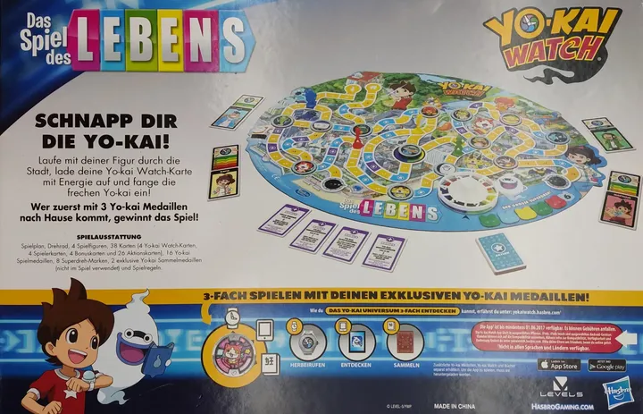 Das Spiel des Lebens - Yo-Kai Watch - Hasbro Gaming - Bild 3