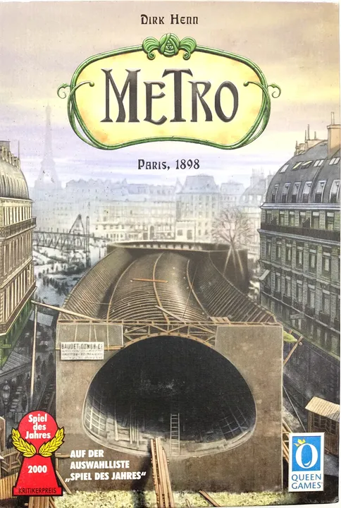 METRO Paris 1898 - Gesellschaftsspiel - QUEEN GAMES - Bild 1