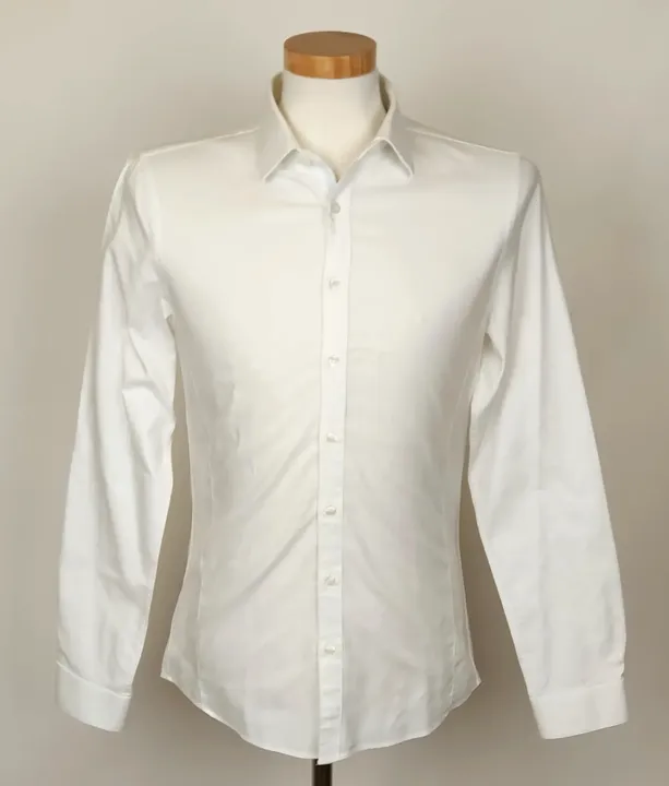 Calvin Klein Herren Hemd weiß Gr. 39 - Bild 1