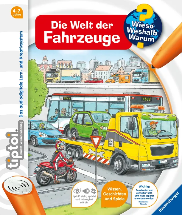 tiptoi® Wieso? Weshalb? Warum? Die Welt der Fahrzeuge - Ravensburger  - Bild 1