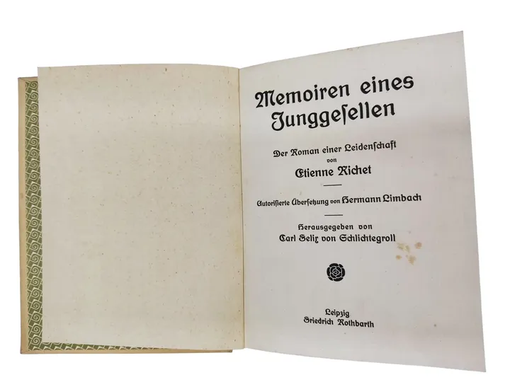 Memoiren eines Junggesellen – Der Roman einer Leidenschaft - Bild 3