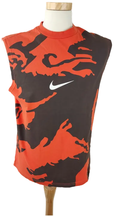 Nike Herrentop ärmellos orange, grau - L - Bild 1