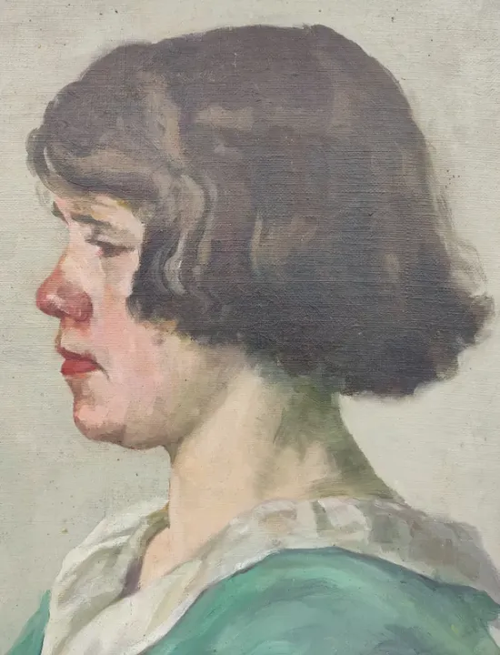Portrait von junger Frau Haberl 1925 - Bild 4