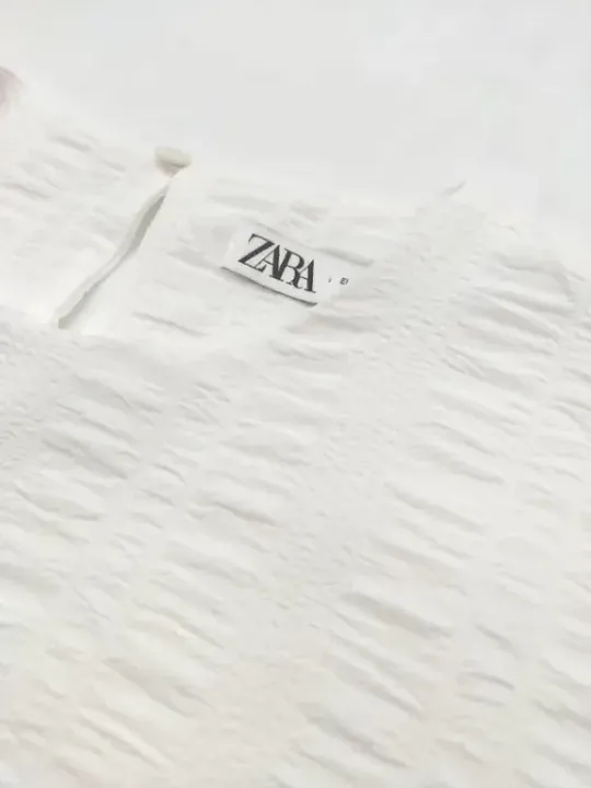 Zara Damen Kleid weiß - Gr. EU XS - Bild 4