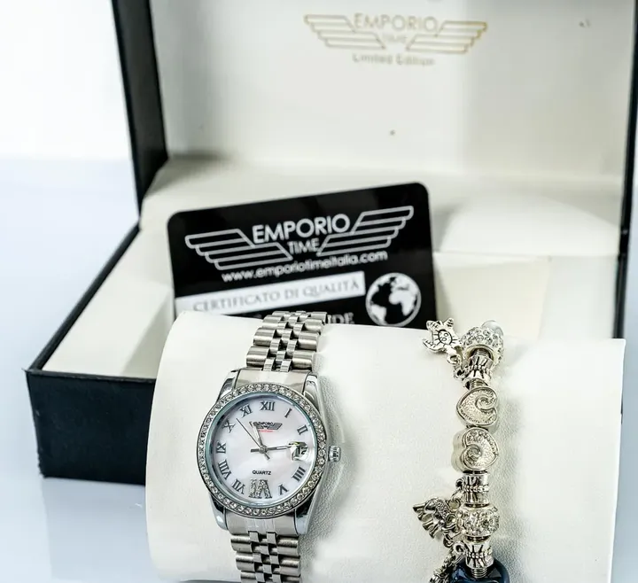 Emporio Time Armbanduhr Limited Edition mit Armband! - Bild 1