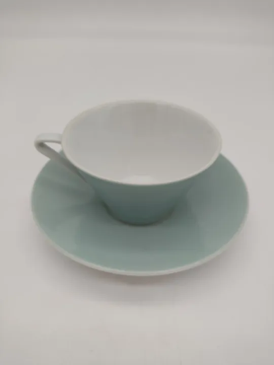Lilien Porzellan Kaffeetasse DAISY 18 - graublau - Bild 6