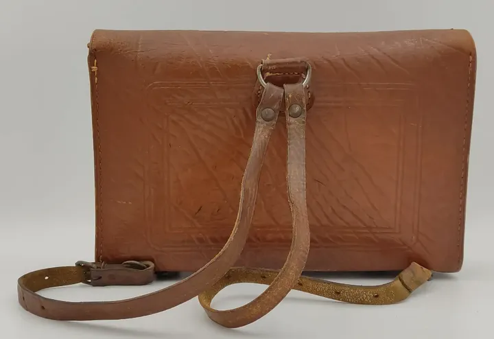 alter Lederrucksack aus der 40ern braun  - Bild 3
