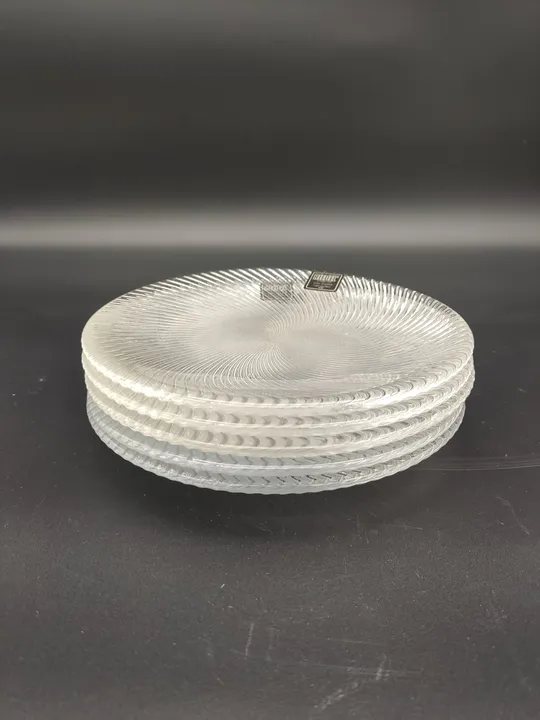 5 Stk. Riedel Dessertteller aus Kristallglas / 19 cm  - Bild 3