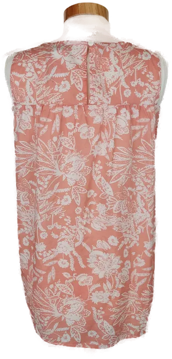 Orsay Damen Top weiß/lachs geblümt - M/38 - Bild 2