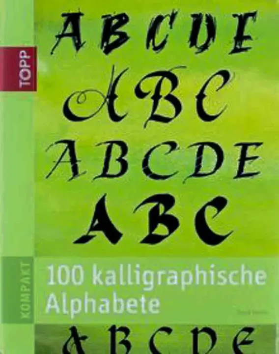 Buch 100 kalligraphische Alphabete von David Harris - Bild 1