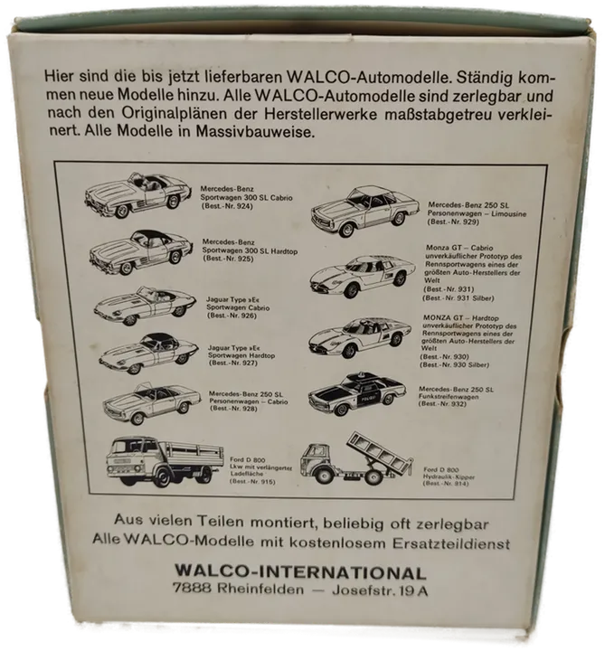 Walco system Mercedes 250 SL Retro - Bild 2