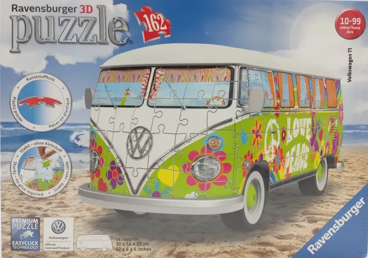 Volkswagen T1 Bus - 3D Puzzle, Ravensburger  - Bild 1
