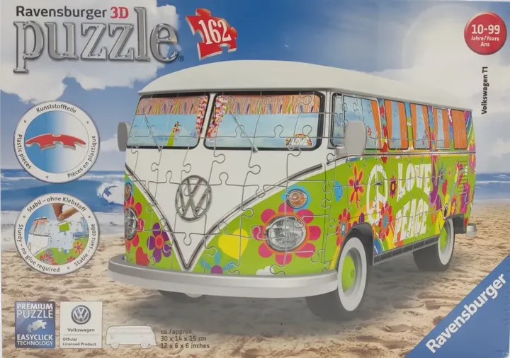 Volkswagen T1 Bus - 3D Puzzle - Ravensburger  - Bild 1