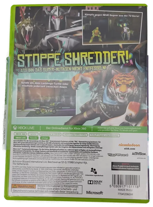 XBOX 360 - Teenage Mutant Ninja Turtles - Die Gefahr des ooze-Schleims - Bild 2