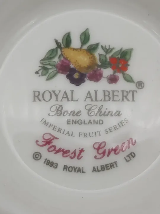 6x Tassen und Untertassen der Royal Albert England Fruit Series  - Bild 6