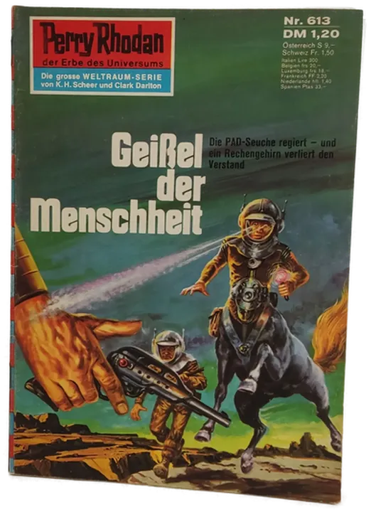 Romanheft Perry Rhodan Geißel der Menschheit Erstauflage Nr.613 - Bild 1