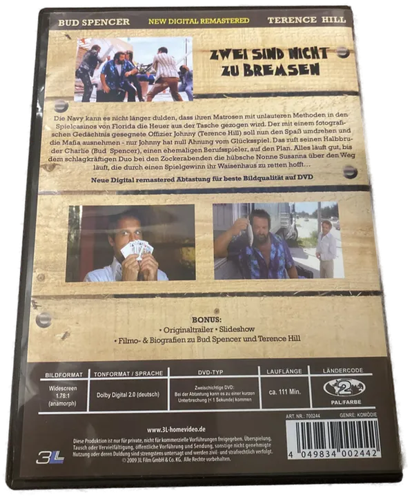 Trence Hill und Bud Spencer - Zwei sind nicht zu bremsen - DVD - Bild 2