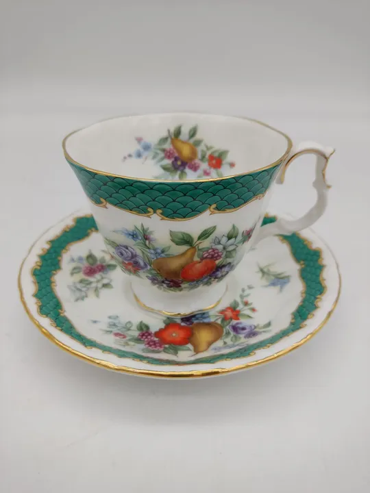 6x tassen und Untertassen der Royal Albert England Fruit Series  - Bild 9