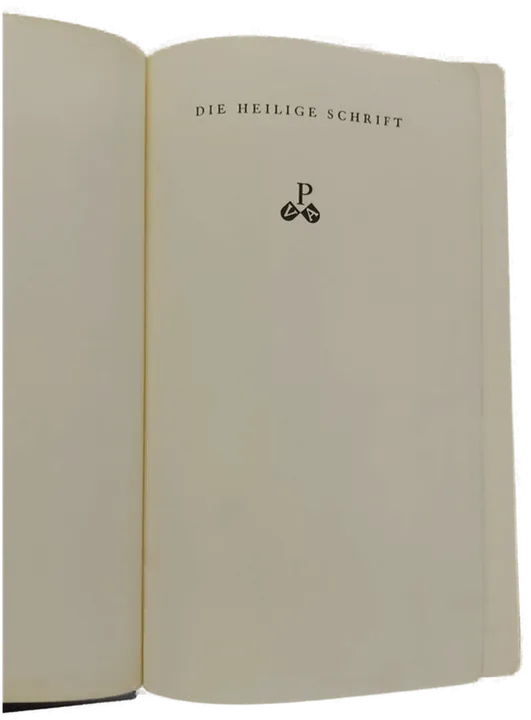 Buch Die Heilige Schrift, Bibel von 1973 schwarz mit Goldrand - Bild 7