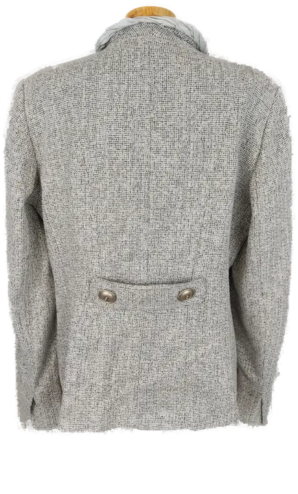 BIBA Damen Bouclé-Blazer grau/silber - XL/42 - Bild 3