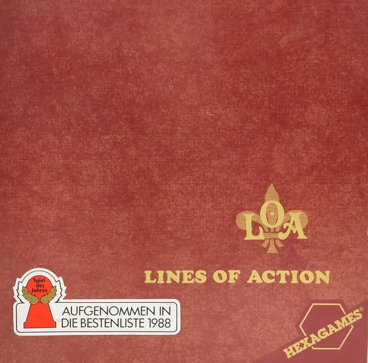 LOA, Lines of Action - Vintage Gesellschaftsspiel - Hexagames  - Bild 1