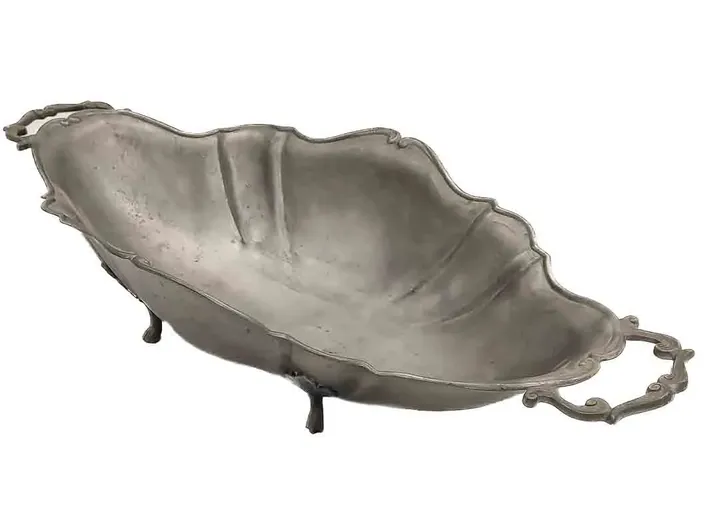 Elegante Zinnschale im Barockstil – ein stilvolles Deko-Highlight mit Charme. - Bild 1