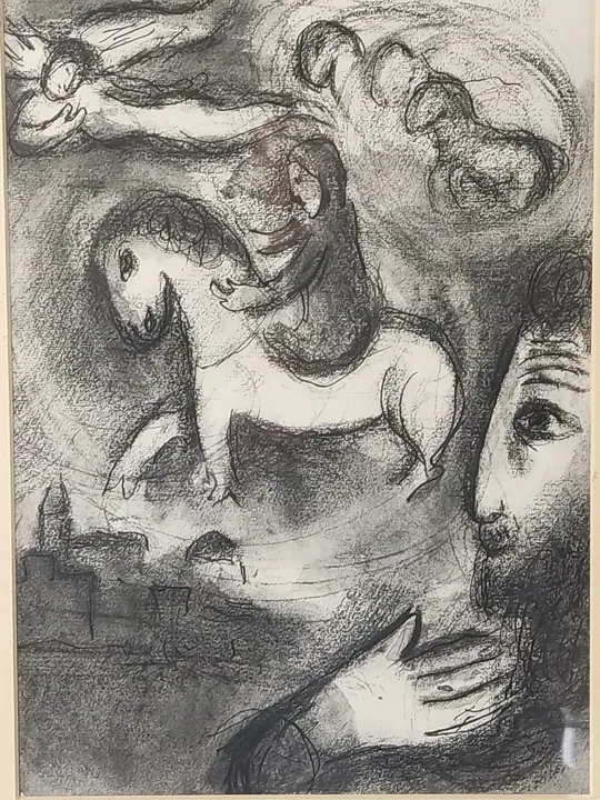 Marc Chagall / Druck in Passepartout 35 x 44 cm - Bild 3