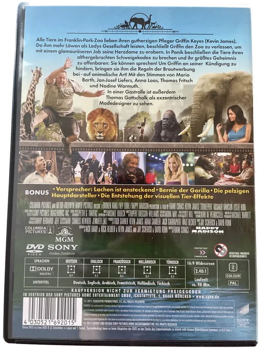 DVD - Der Zoowärter - Bild 2