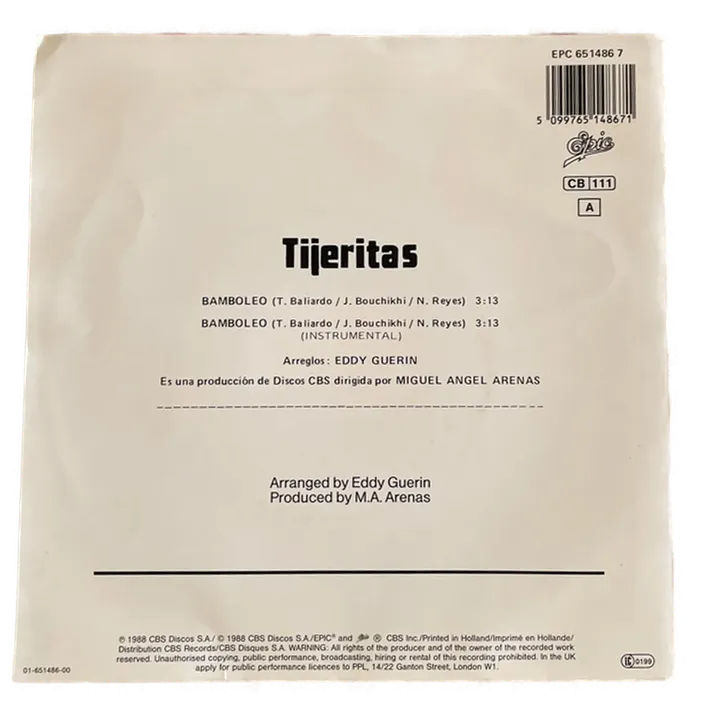 Singles Schallplatte - Tijeritas - Bamboleo - Bild 2
