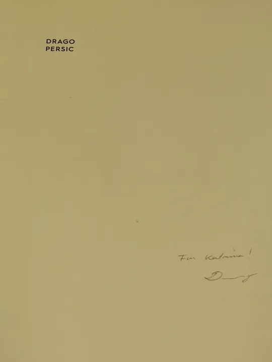 Drago Persic - Christoph Doswald, Sabine Folie, Synne Genzmer, Jasper Sharp - Bild 2