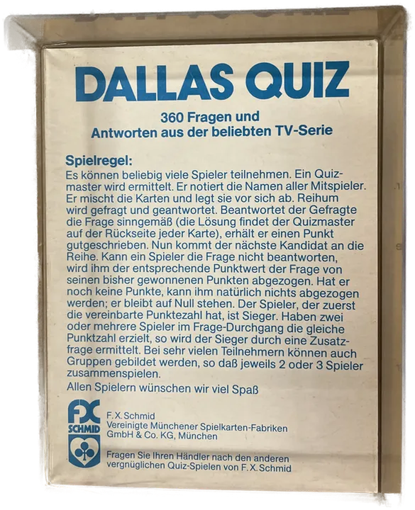 Schmid - Dallas Quiz - 360 Fragen und Antworten über die meistgesehene Fernsehserie - Bild 2