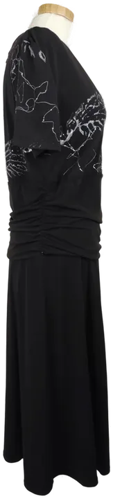 C&A Damenkleid schwarz mit silbernem Aufdruck - L/40 - Bild 3
