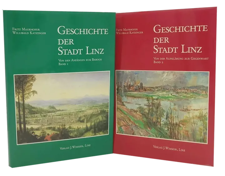  Buch „Geschichte der Stadt Linz – Von den Anfängen zur Gegenwart“,  2 Bänder - Bild 1