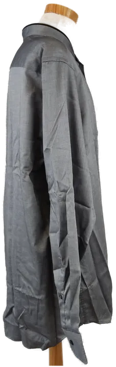 Walbusch Trendline Herrenhemd grau, weiß - 47/48 Kragenweite, 69 cm Ärmellänge Langärmelig - Bild 2