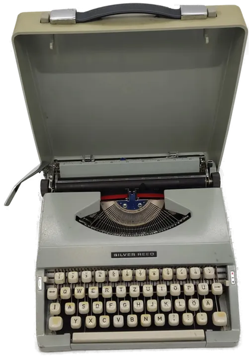 Tragbare manuelle Schreibmaschine Silver Reed 7200, Vintage, 1970er Jahre  - Bild 1