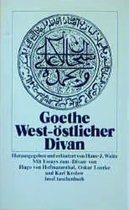 West-östlicher Divan - Johann Wolfgang Goethe - Bild 1