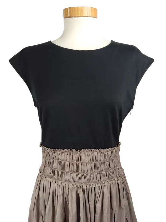 PAULE KA Damen Midikleid, schwarz/grau - Gr. 40/L - Bild 4