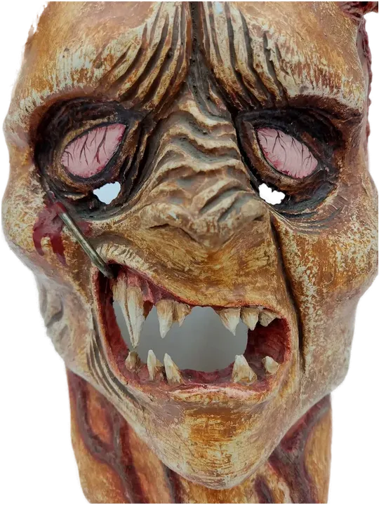 Geschnitzte Krampus-Maske Holz - Bild 8