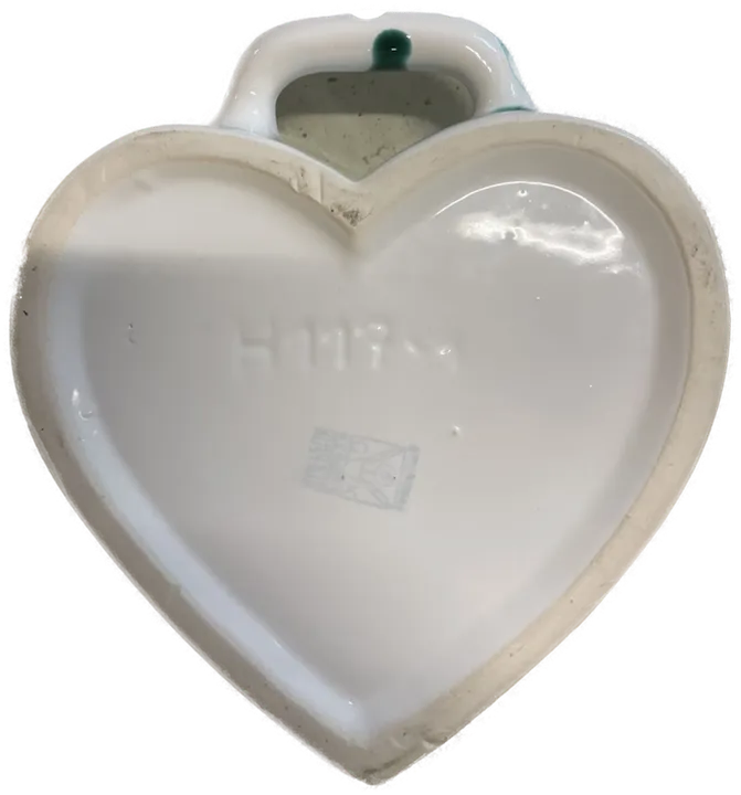 Gmundner Keramik - Herz für Wand - grüngeflammt - Bild 2