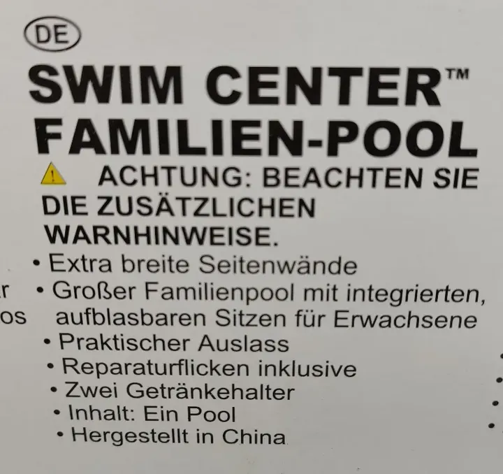 INTEX Swim Center Familen-Pool L/B/H 2,29m x 2,29m x 66cm - Bild 3