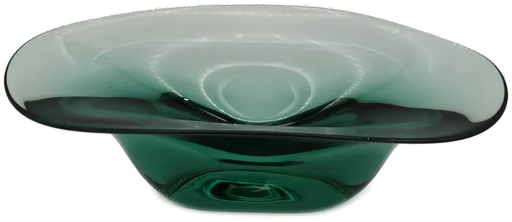 Massive Glas-Schale in strahlendem Grün - Bild 3