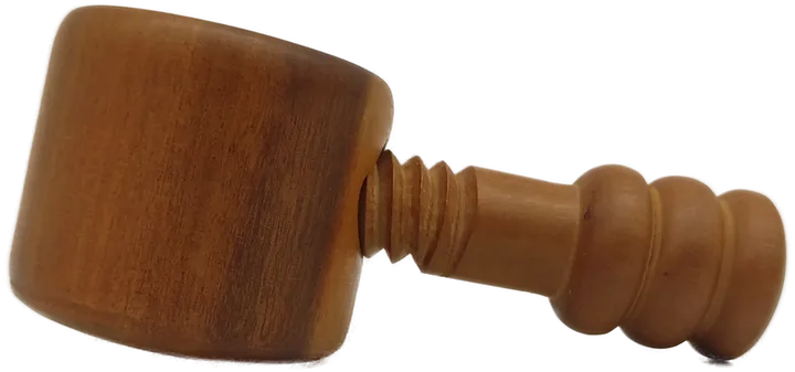 Dreh-Nussknacker aus Holz in Nussbraun - Bild 4