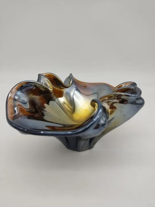 Mid-Century Glasschale - perlmutt - Bild 1
