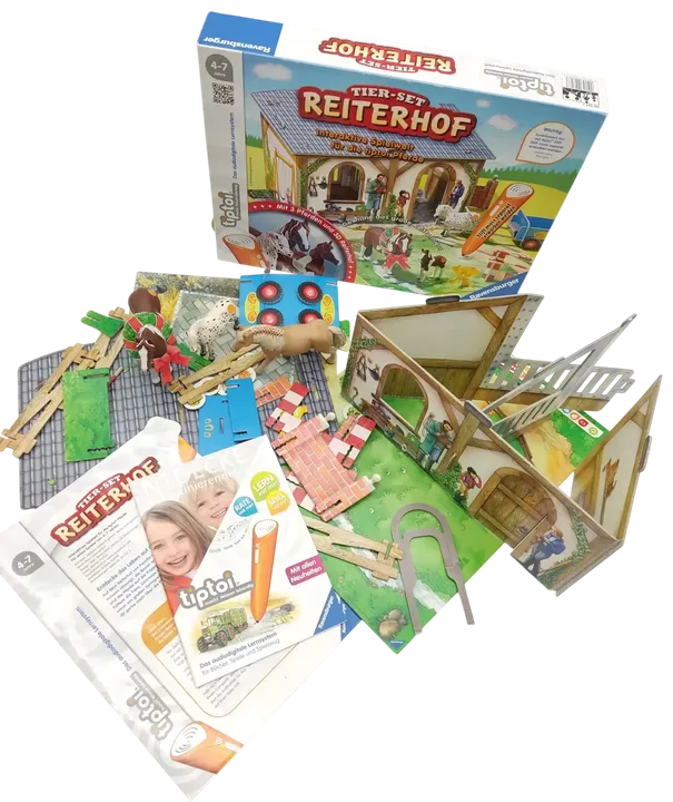 tiptoi® Tier-Set Reiterhof - Lernspiel - Ravensburger - Bild 2