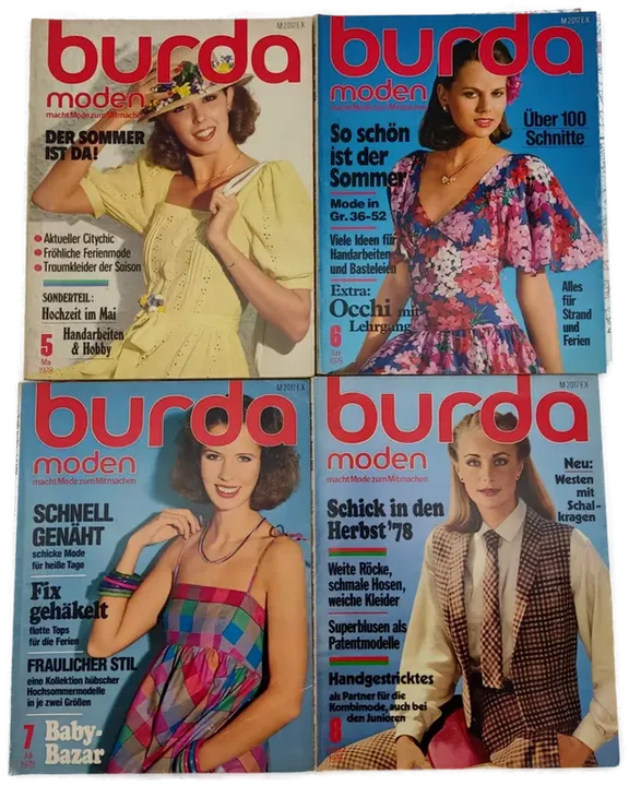 Burda Modezeitschrift 12 Hefte 1978 - Bild 2