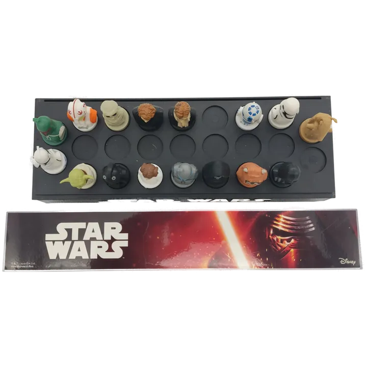 16 Star Wars Stempel-Imperium Figuren mit Sammelbox, - Bild 3