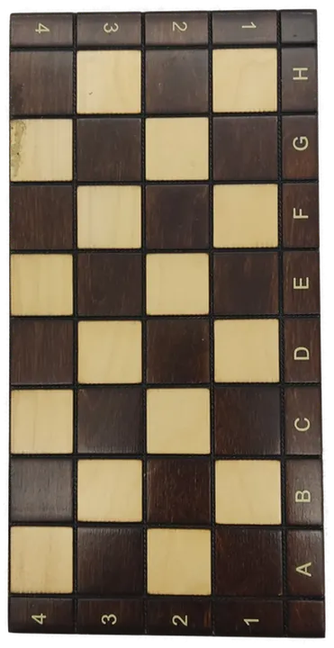  Schachspiel aus Holz klappbar mit Figuren - Bild 4